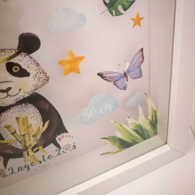 Pormenor do Quadro de Nascimento O Grande Panda